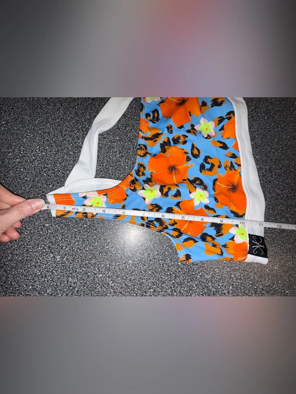 Kandi Kouture Dance Floral-Print  Set Blue & Orange Size Teen X-Small (0/2)